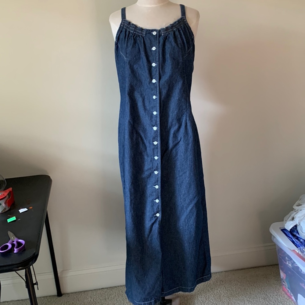 Vision Apparel jean dress. Size 16